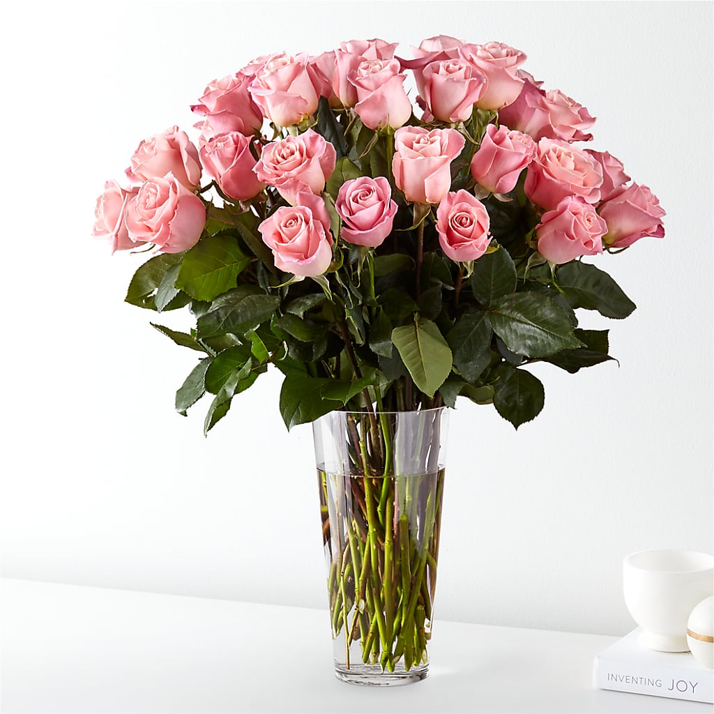 Long Stem Pink Rose Bouquet – Paoli Mercantile, Paoli IN