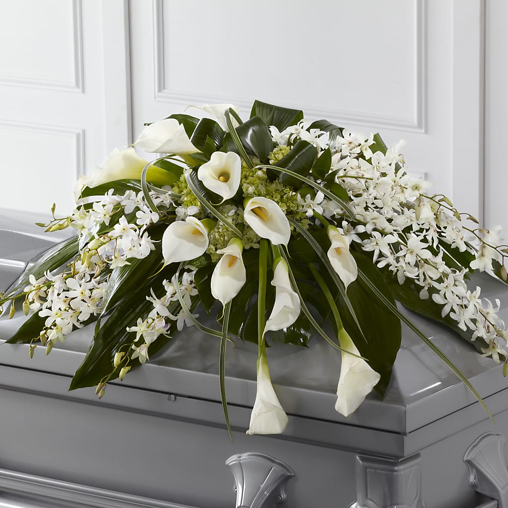 Angel Wings Casket Spray – Paoli Mercantile, Paoli IN
