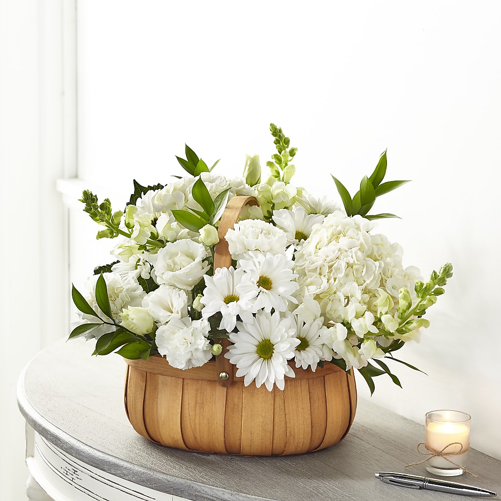 Pure Ivory Basket – Paoli Mercantile, Paoli IN