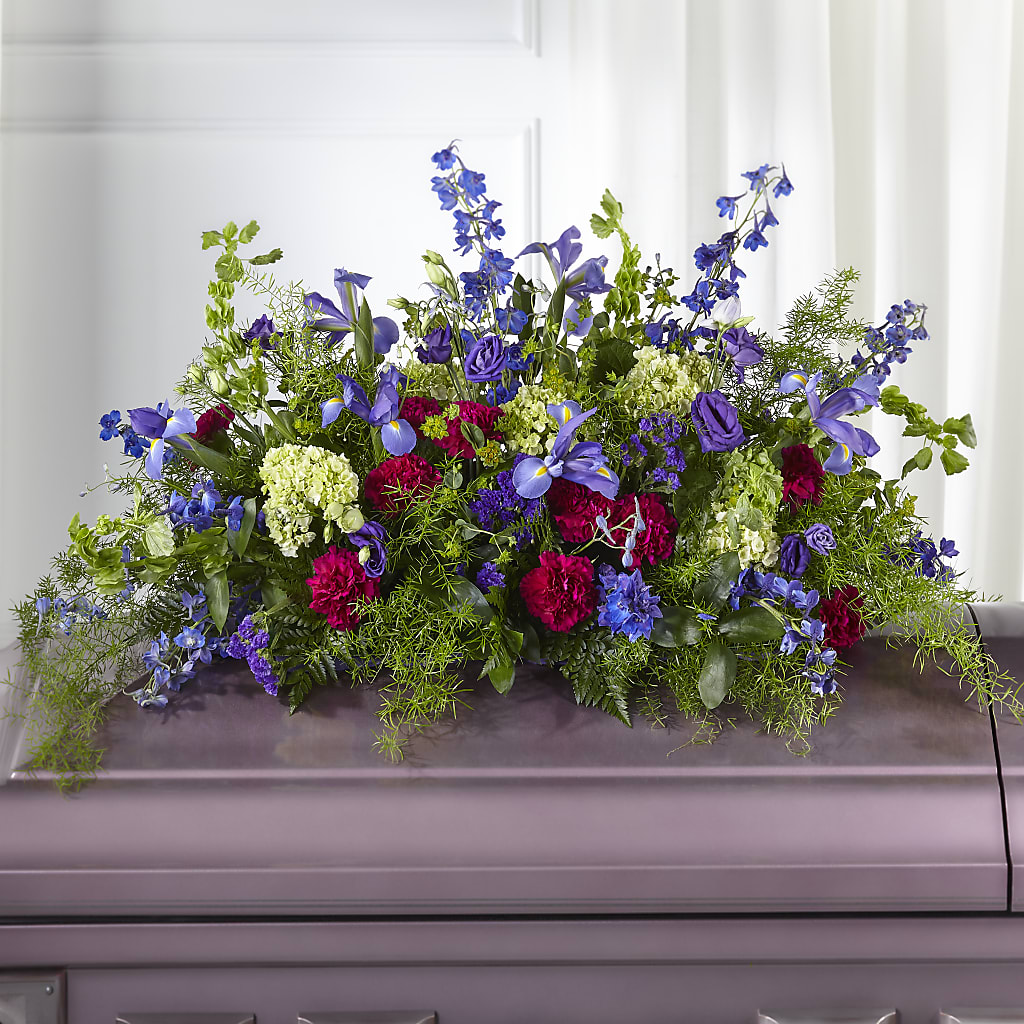 Always Treasured Casket Spray – Paoli Mercantile, Paoli IN