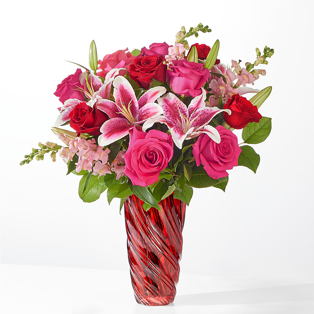 Always You Bouquet with Luxe Swirl Vase – Paoli Mercantile, Paoli IN