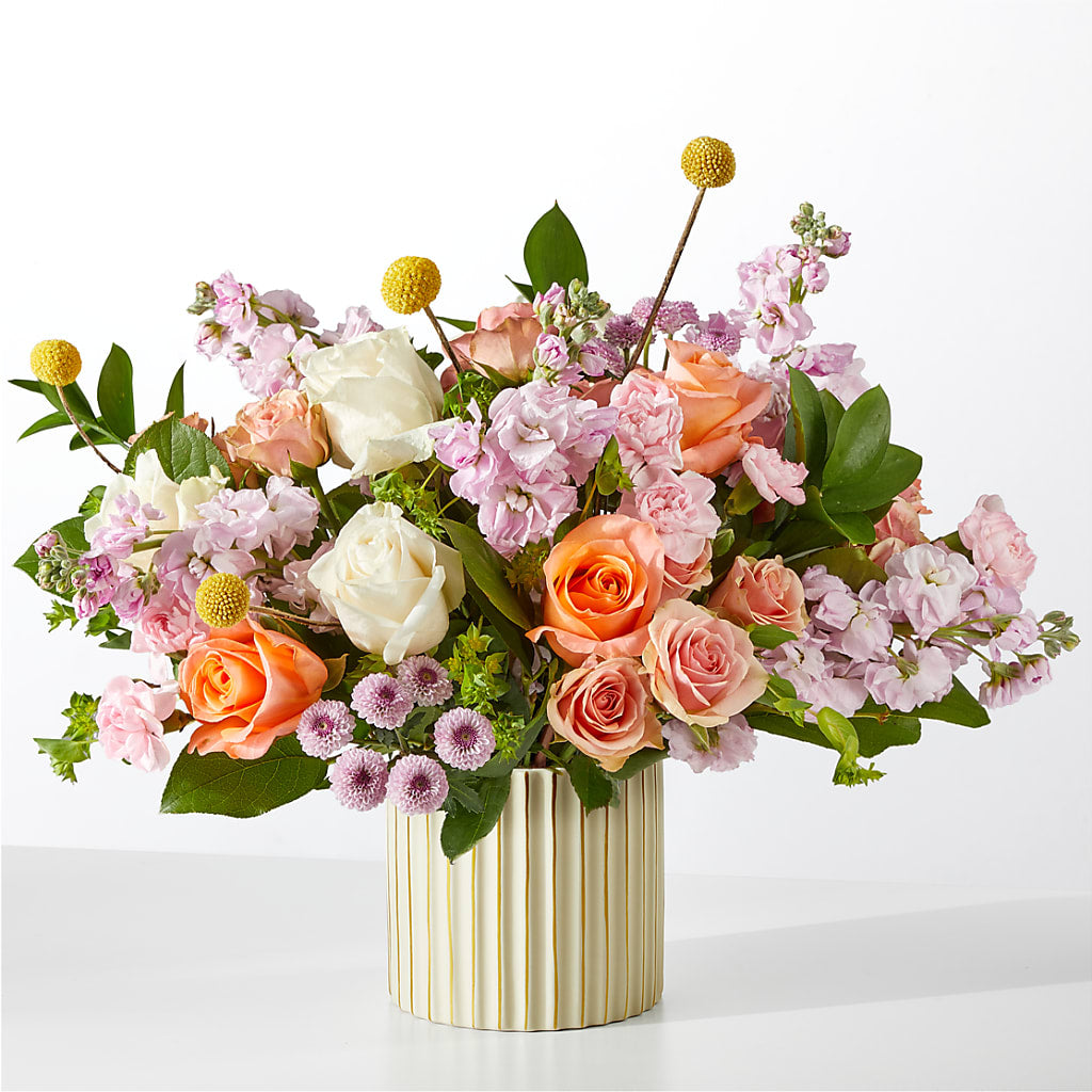 French Market Bouquet with Ivory Vase – Paoli Mercantile, Paoli IN