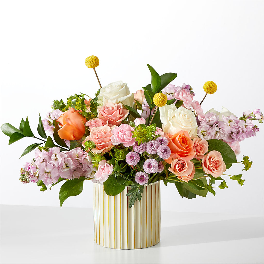 French Market Bouquet with Ivory Vase – Paoli Mercantile, Paoli IN