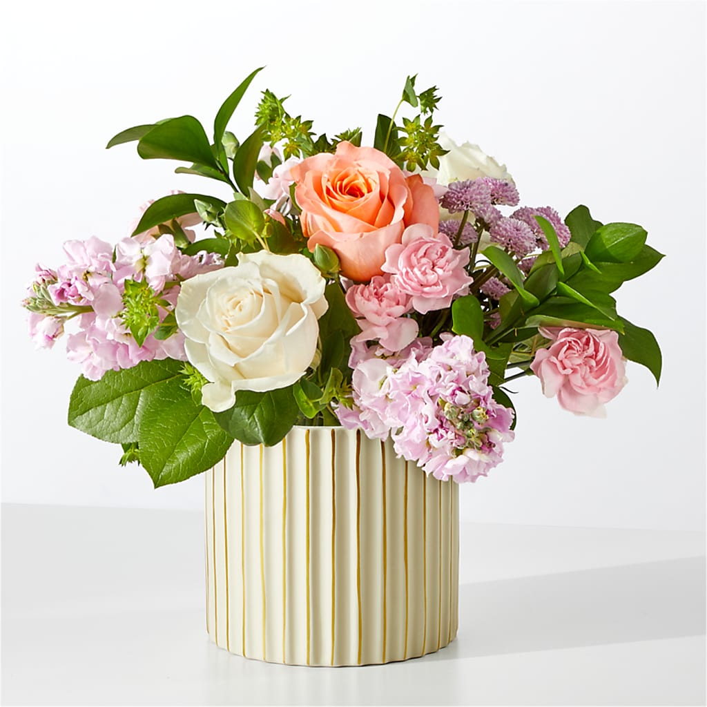 French Market Bouquet with Ivory Vase – Paoli Mercantile, Paoli IN