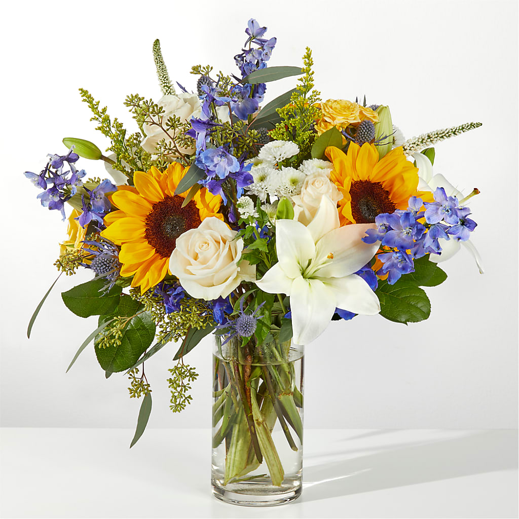Wonderfully Sunny Winter Bouquet – Paoli Mercantile, Paoli IN