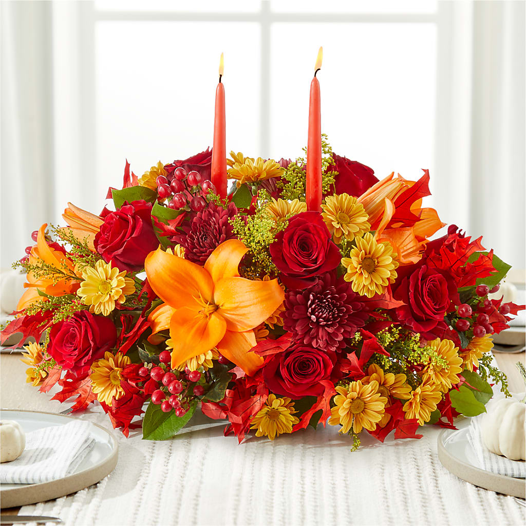 Autumn's Embrace Centerpiece – Paoli Mercantile, Paoli IN