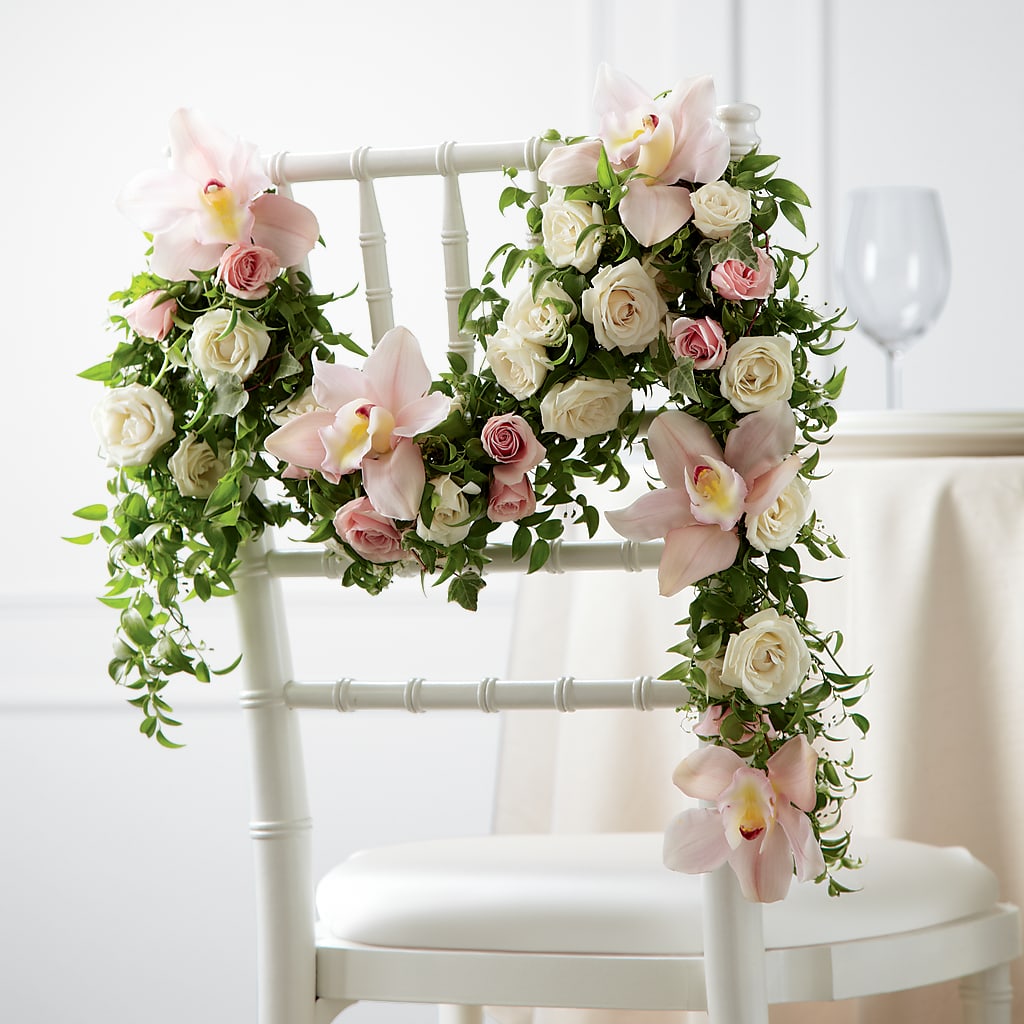 Orchid Rose Chair Décor – Paoli Mercantile, Paoli IN