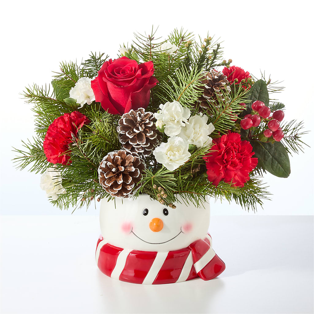 Jolly Snowman Bouquet –  Paoli Mercantile, Paoli IN