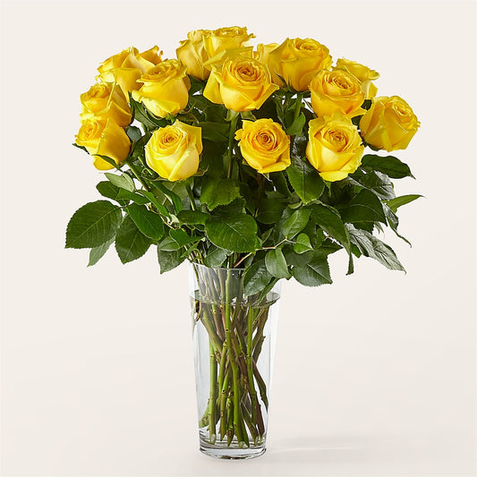 Long Stem Yellow Rose Bouquet –  Paoli Mercantile, Paoli IN
