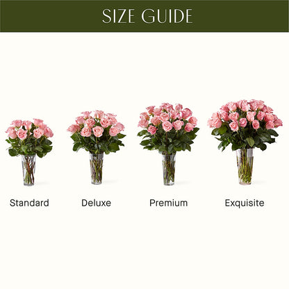 Long Stem Pink Rose Bouquet –  Paoli Mercantile, Paoli IN