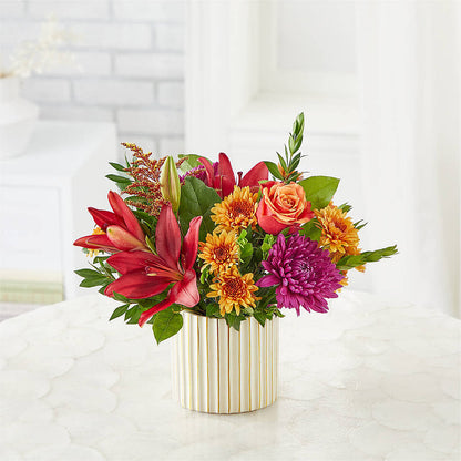 Burgundy Landscape Bouquet –  Paoli Mercantile, Paoli IN