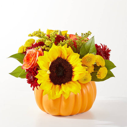 Golden Gourd Pumpkin Bouquet –  Paoli Mercantile, Paoli IN