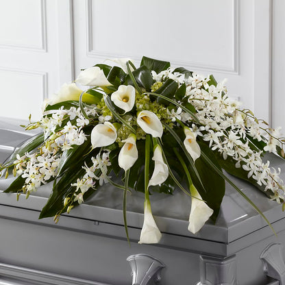 Angel Wings Casket Spray –  Paoli Mercantile, Paoli IN