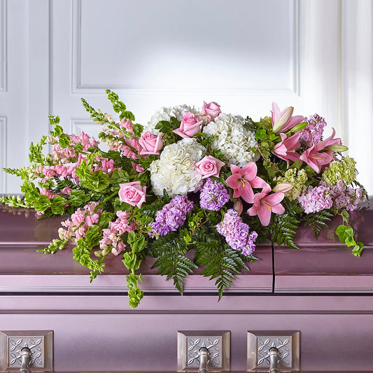 Life's Gratitude Casket Spray –  Paoli Mercantile, Paoli IN
