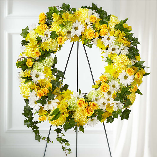 Golden Remembrance Wreath –  Paoli Mercantile, Paoli IN