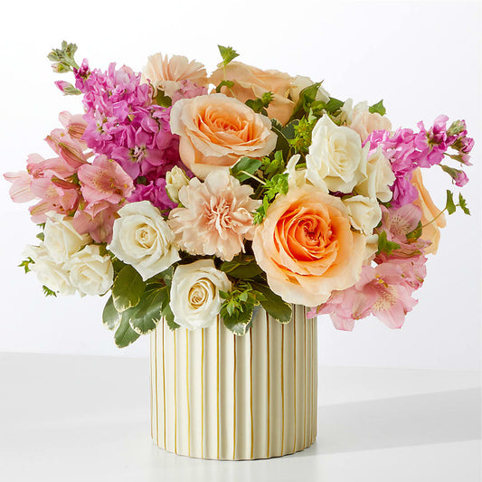 Paradise Bouquet with Ivory Vase –  Paoli Mercantile, Paoli IN