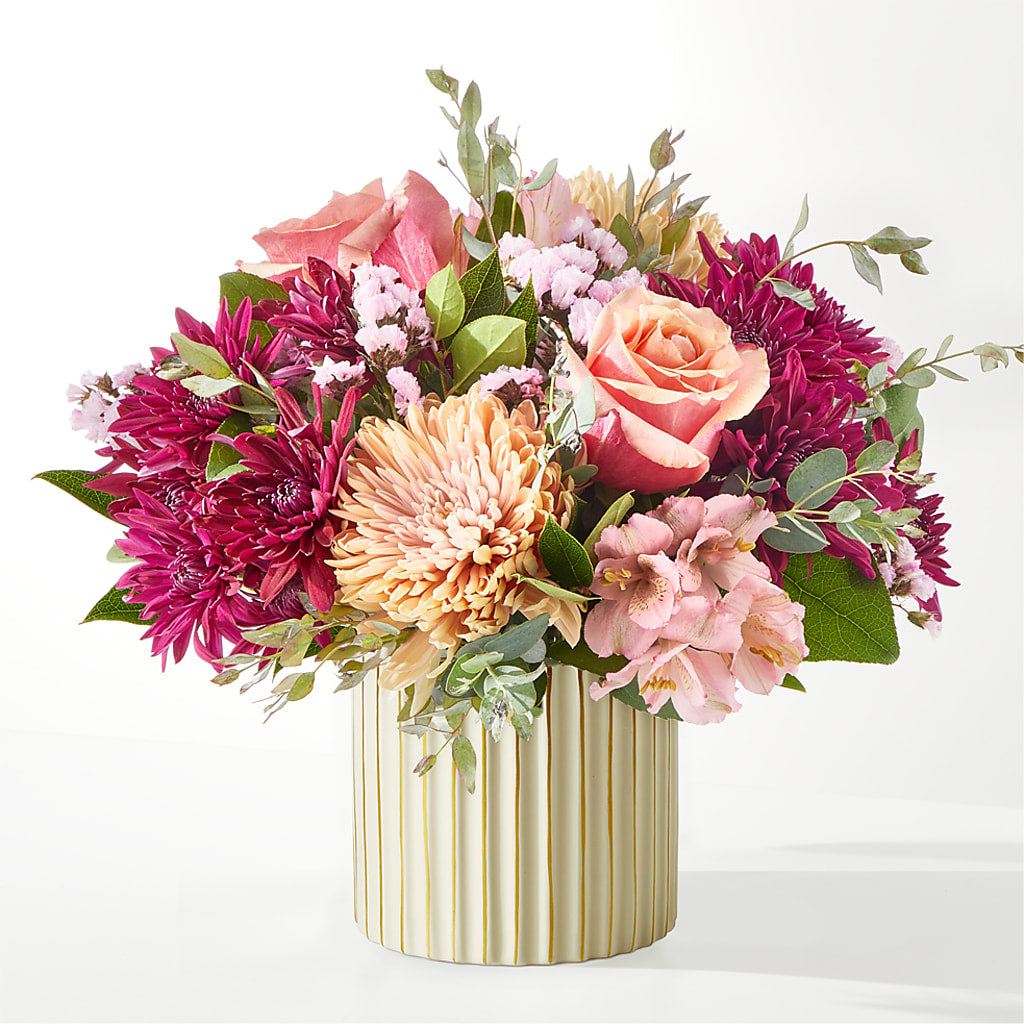 Berry Cobbler Bouquet with Ivory Vase –  Paoli Mercantile, Paoli IN