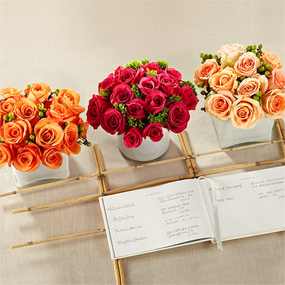 Dawn Rose Centerpiece –  Paoli Mercantile, Paoli IN