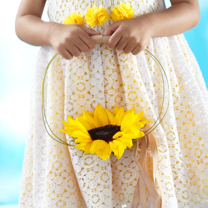 Sweet Sunshine Flower Girl Bouquet –  Paoli Mercantile, Paoli IN